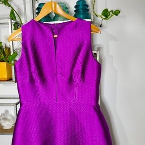 Amethyst Purple by Lela Rose Fit Flare Dress